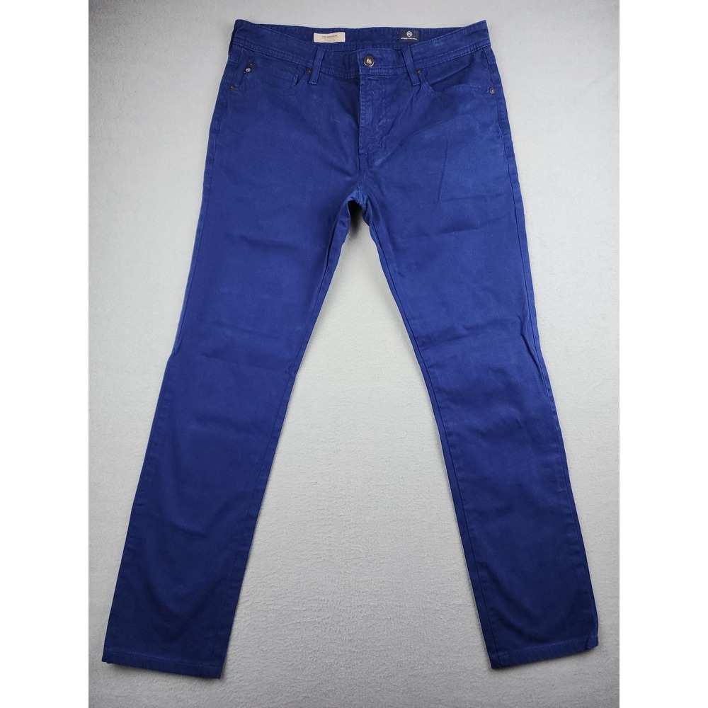 AG The Graduate Jeans Mens 33x34(30) Blue Tailored Leg Stretch Denim Pants USA